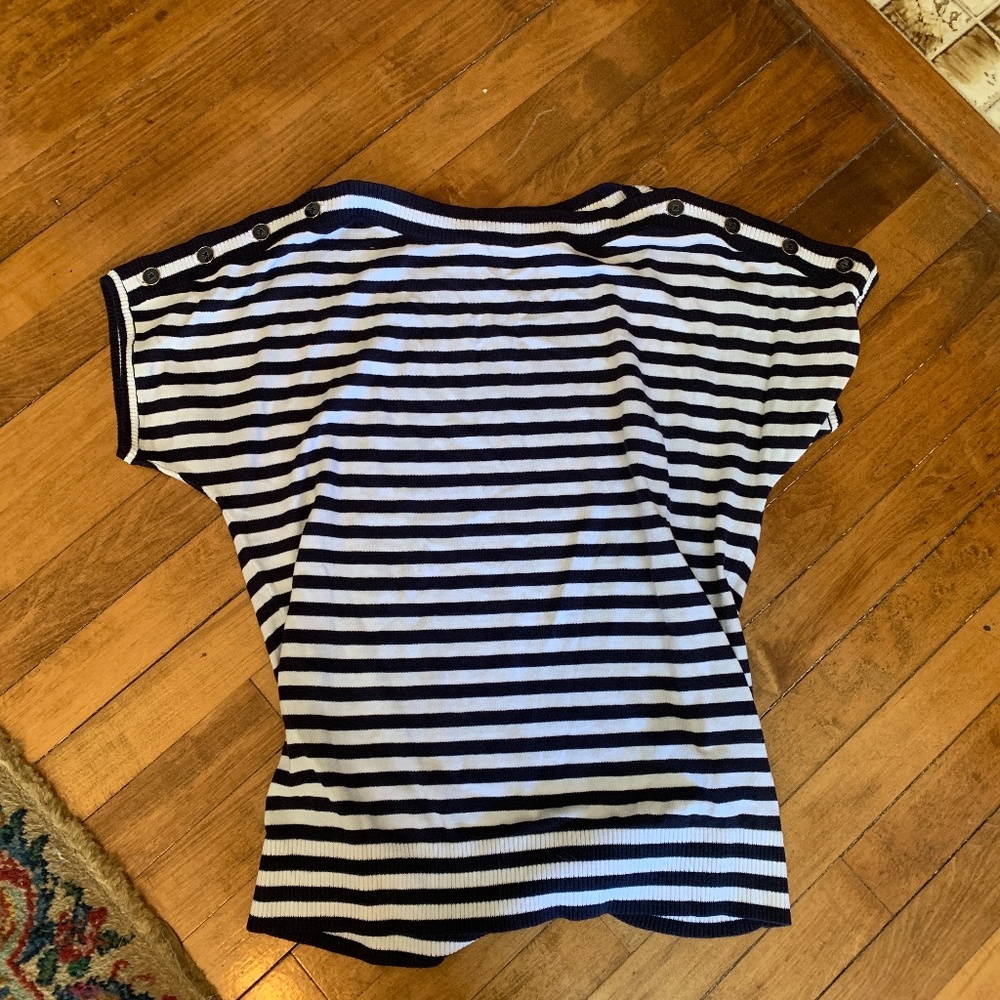 Talbots boat beck striped sweater. Worn 2x‎